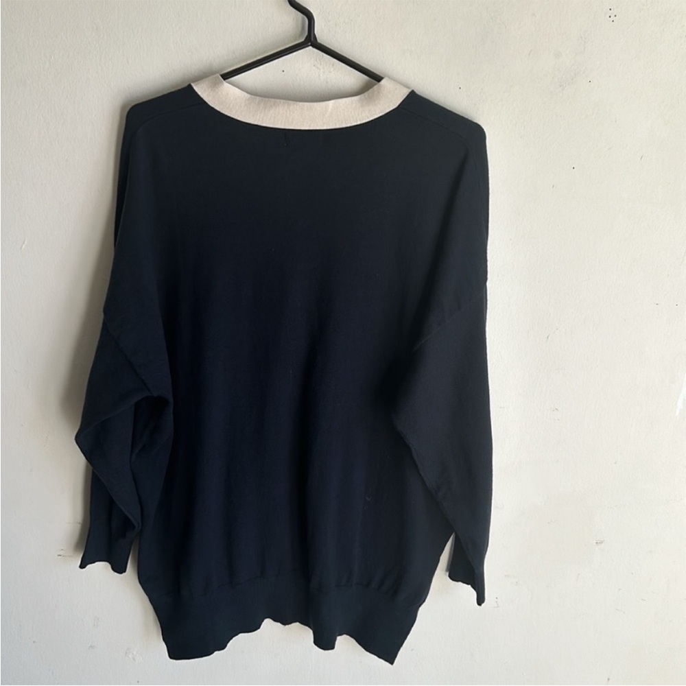 MERSEA The Anywhere Navy Cardigan One Size NWT - Picture 8 of 13
